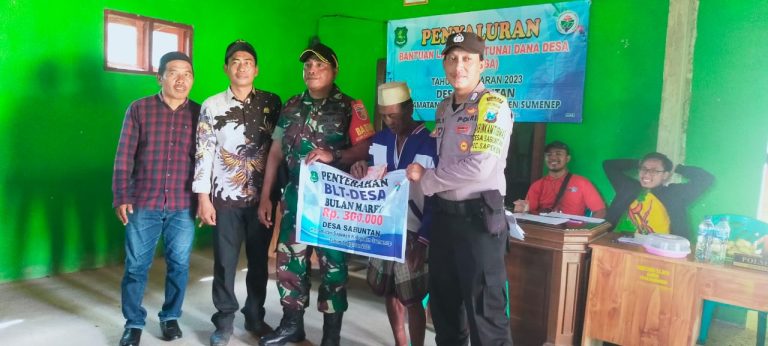 Desa Sabuntan kembali menyalurkan Bantuan Langsung Tunai BLT-DD 2023