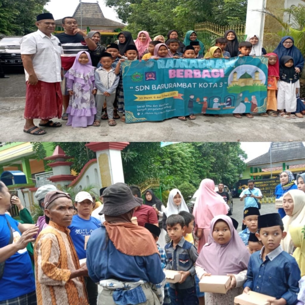 AYUNDA BERBAGI TAKJIL DAN CONK WAHYU PEDULI BERSAMA ANAK DIDIK SDN BARKOT 3 PAMEKASAN.