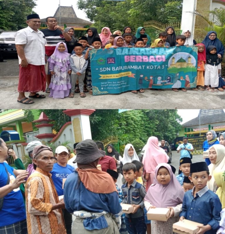 AYUNDA BERBAGI TAKJIL DAN CONK WAHYU PEDULI BERSAMA ANAK DIDIK SDN BARKOT 3 PAMEKASAN.