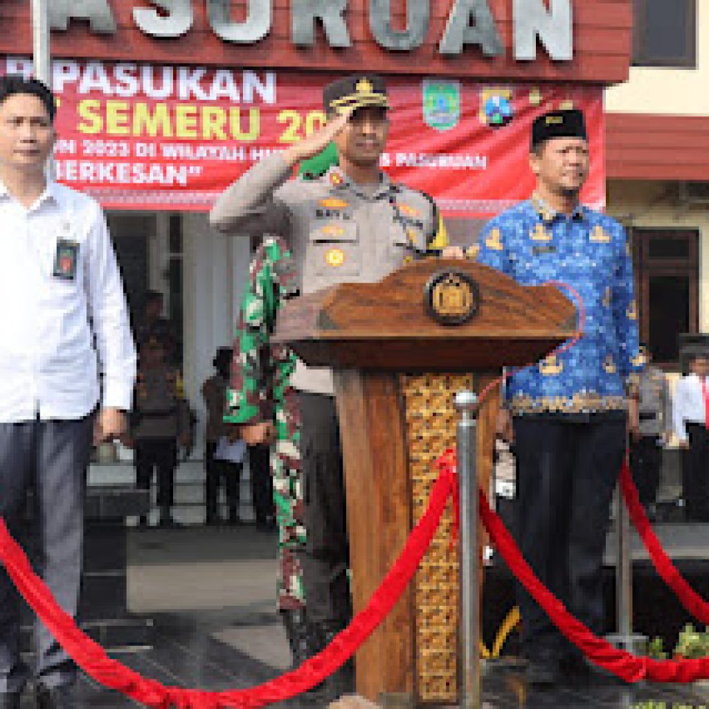 Pastikan pemudik Aman Polres Pasuruan Lakukan Kolabirasi Operasi Ketupat.