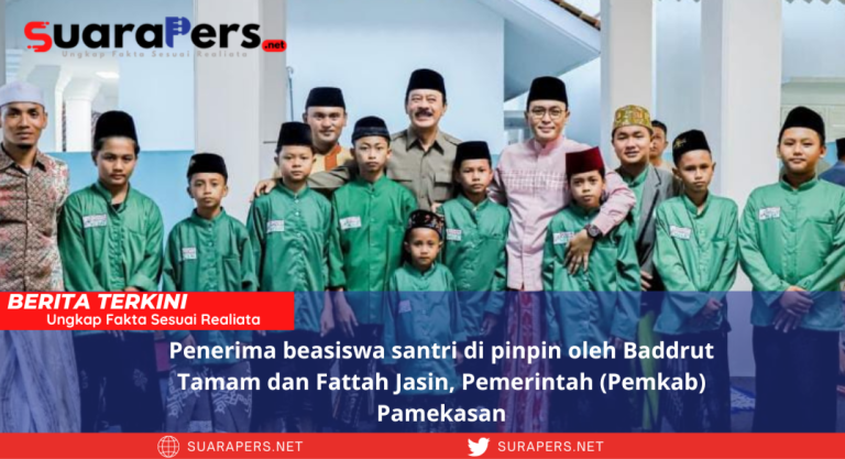 Pemkab Pamakesan Meberikan Beasiswa Pada Santri Di Acara Safari Ramadhan