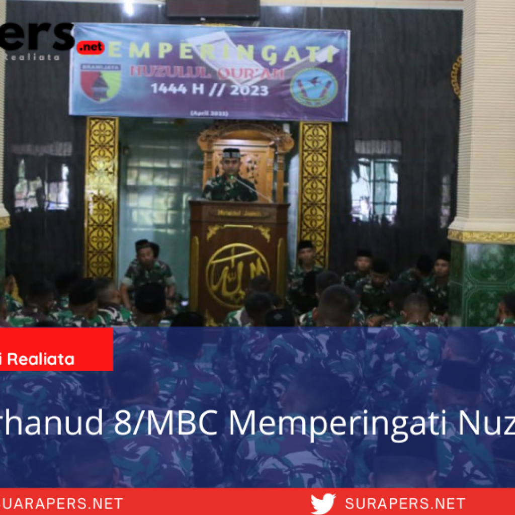 Malam Lailatul Qadar di Peringati Batalyon Arhanud 8/MBC gelar Pengajian