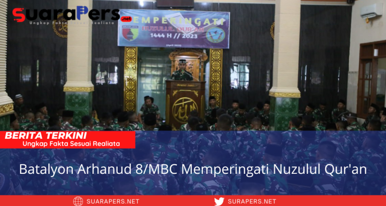 Malam Lailatul Qadar di Peringati Batalyon Arhanud 8/MBC gelar Pengajian