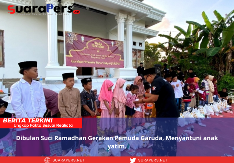 Gerakan Pemuda Desa Duko (GARDU), Menyantuni Anak Yatim Dan Bagi-Bagi Takjil.