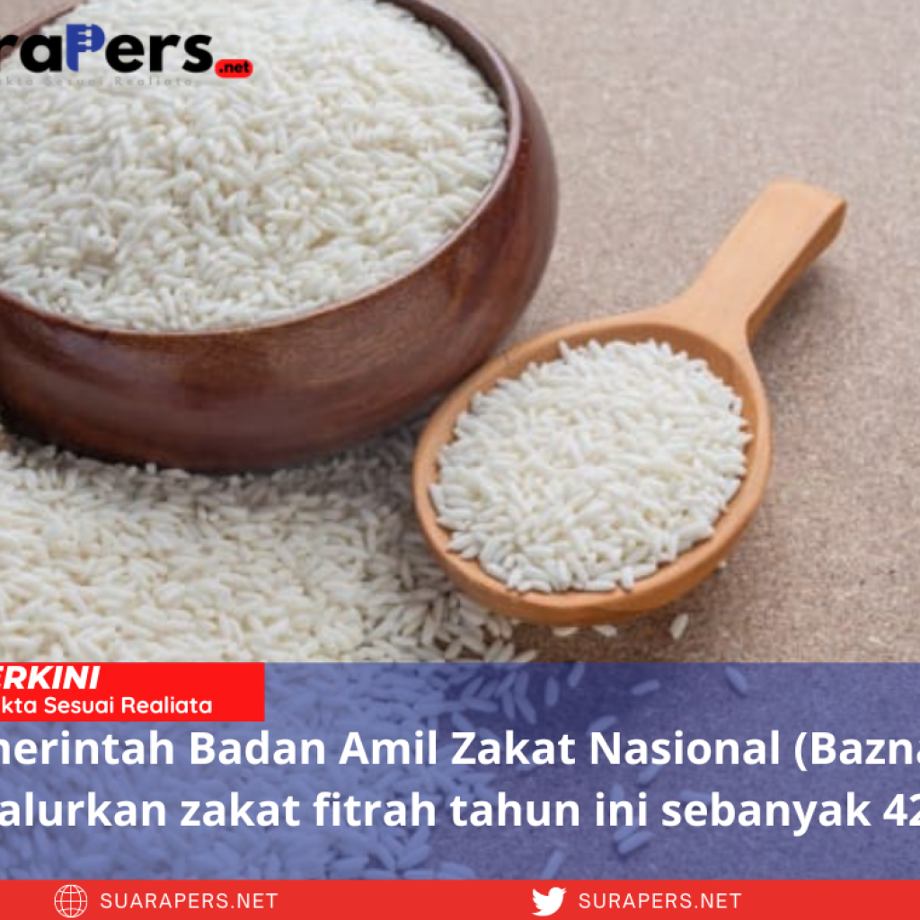 42 Ton Zakat Fitrah Terkumpul Di Baznas Tulungagung.