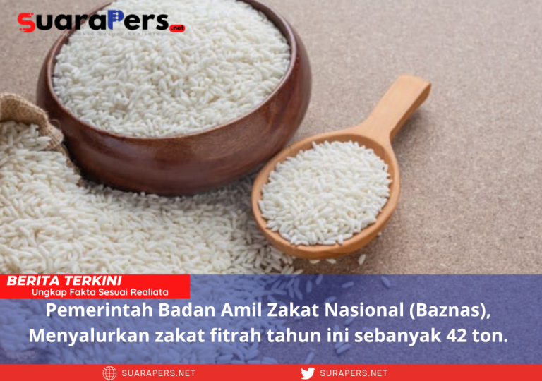 42 Ton Zakat Fitrah Terkumpul Di Baznas Tulungagung.