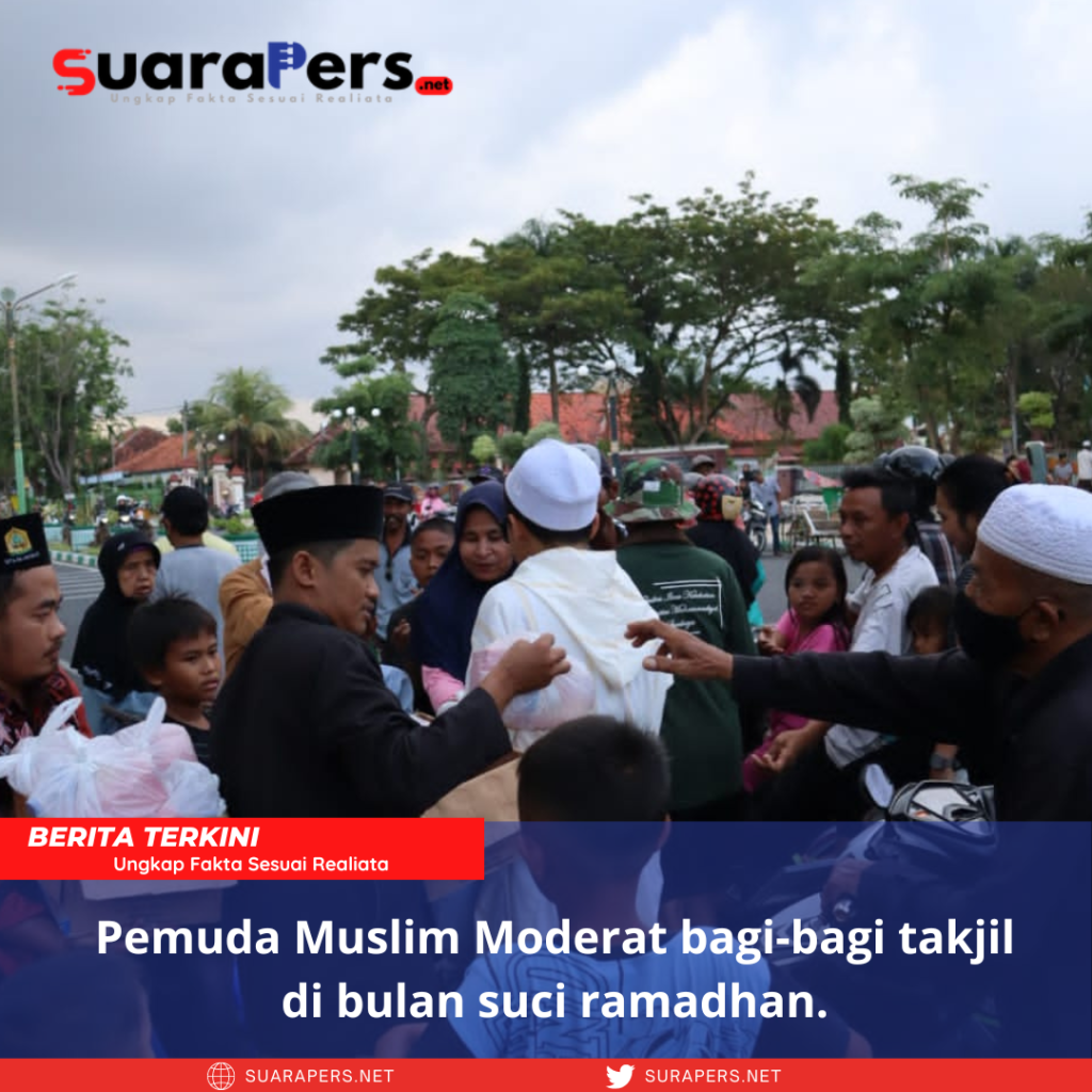 Pemuda Muslim Moderat kembali melakukan kegiatan yaitu bagi- bagi takjil gratis.