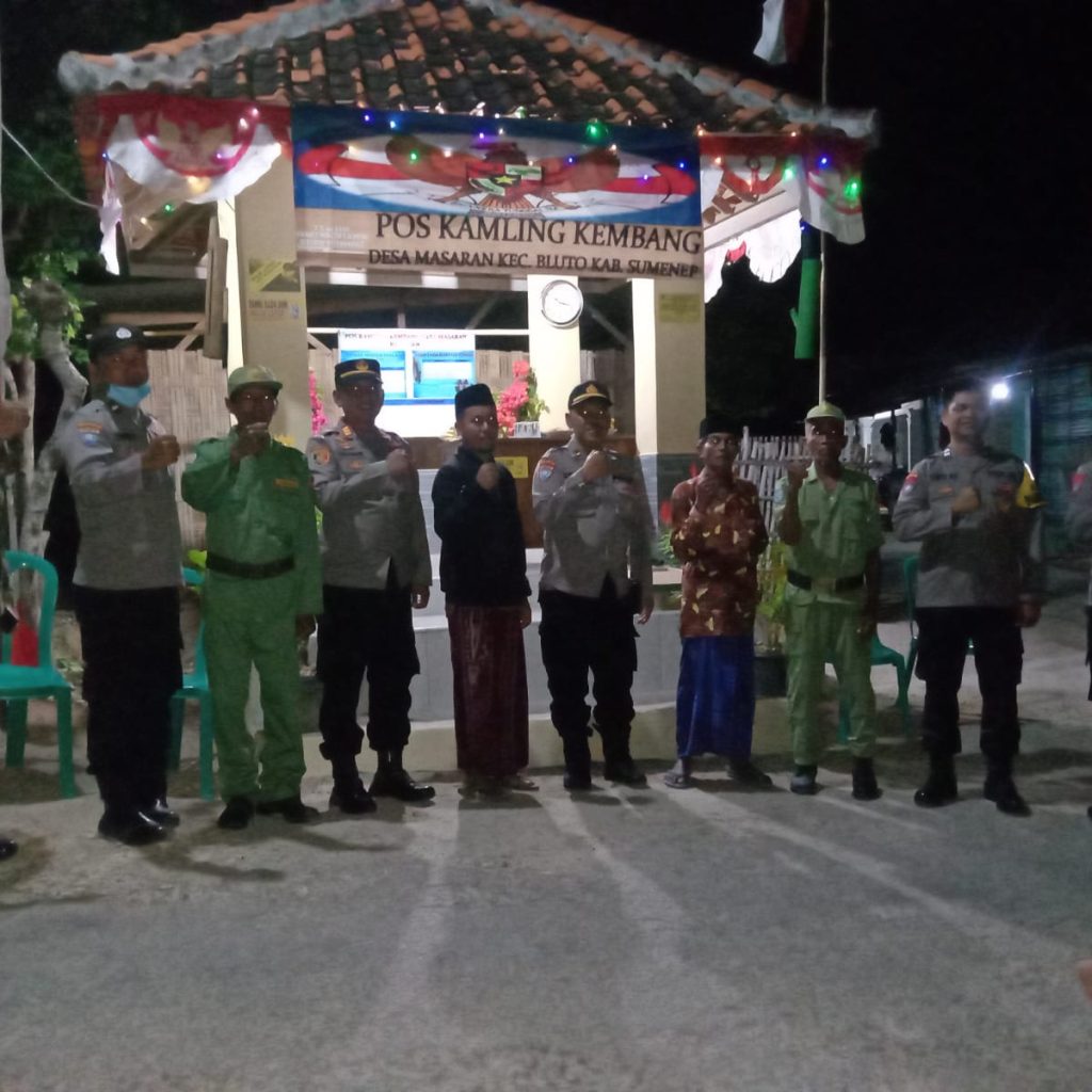 Hari ulang tahun Polri Desa Masaran mewakili Kecamatan Bluto, Ikut Lomba Satkamling Tingkat Polres Sumenep