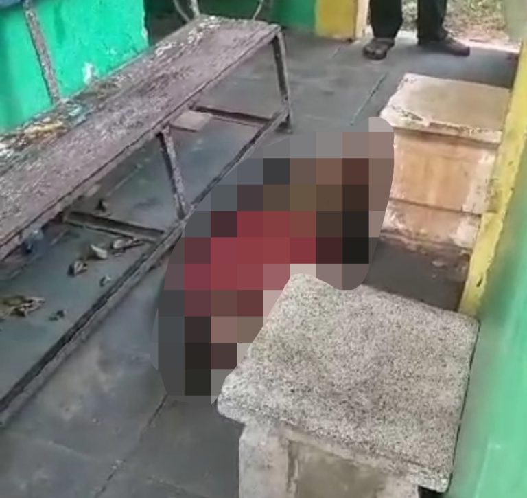 Mayat laki-laki Ditemukan Tergeletak, Di Taman Bunga adipuara Sumenep