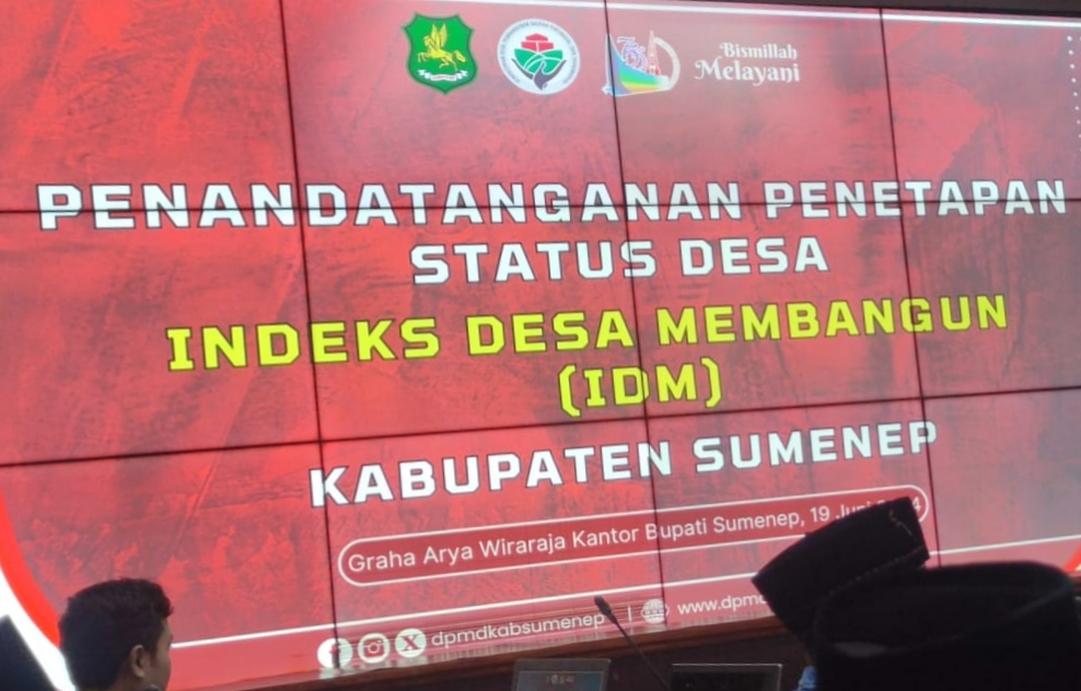 300 Kepala Desa Kabupaten Sumenep Dikukuhkan, Berikut Rincianya