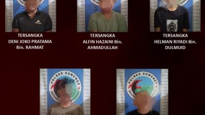 5 Orang Ditangkap Gegara Sabu di Rumah Kos, Jalan Adi Poday