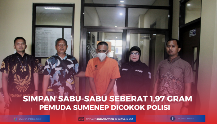 Simpan Sabu-Sabu Seberat 1,97 gram Pemuda Sumenep Dicokok polisi