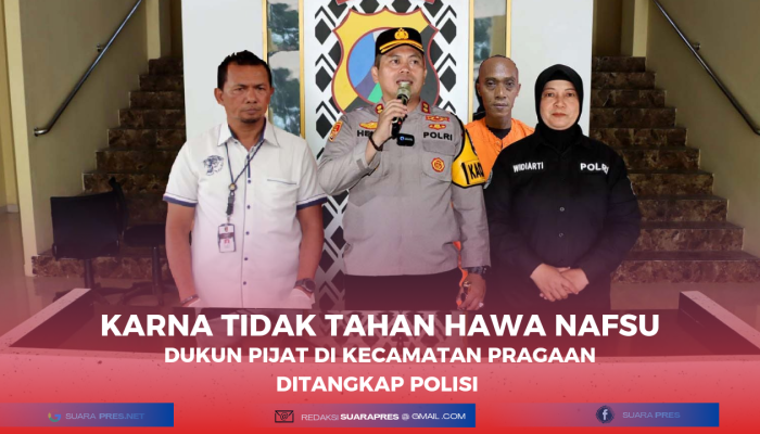 Dukun Pijat di Kecamatan Pragaan ditangkap Polisi Karna Tidak tahan Hawa Nafsu
