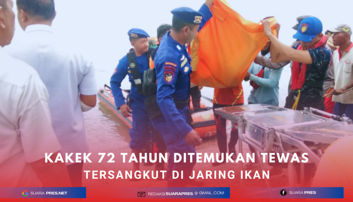 Kakek 72 Tahun Ditemukan Tewas Tersangkut di Jaring Ikan Milik Warga Kalianget