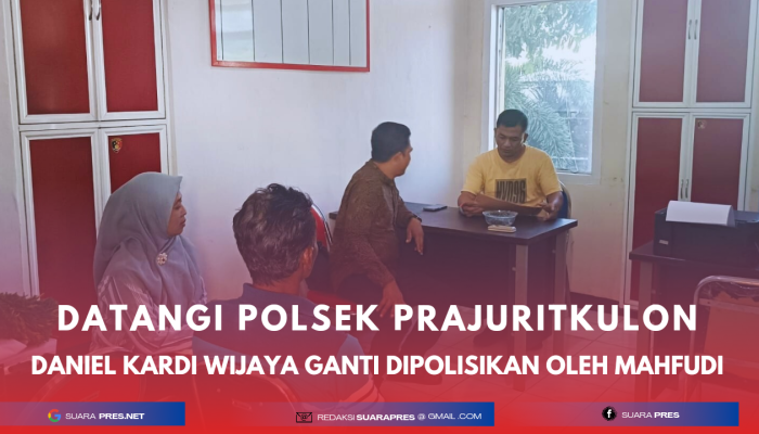 Datangi Polsek Prajuritkulon, Daniel Kardi Wijaya Ganti Dipolisikan oleh Mahfudi Terkait Pemalsuan