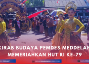 Kirab Budaya Pemdes Meddelan ikuti karnaval Hut RI 79