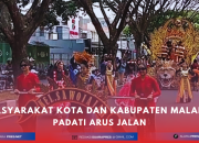 Ratusan Ribu Masyarakat Kota Dan Kabupaten Malang Berlalu Lalang Disemua Ruas Jalan