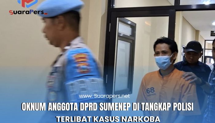 Baru Dilantik,Oknum Anggota DPRD Sumenep Kini Berbaju Tahanan Terkait Kasus Narkoba