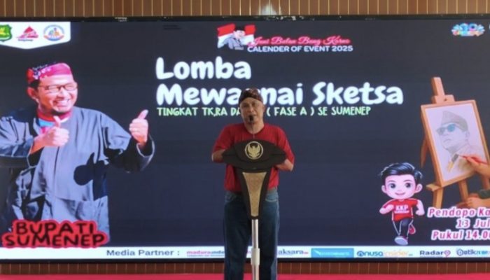 Lomba Mewarnai Bung Karno, Inisiatif Disbudporapar Bangun Cinta Negeri Sejak Dini