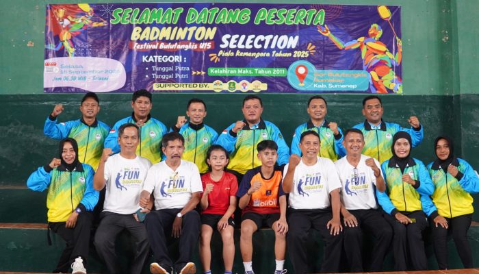 Ajang Seleksi Atlet Muda, Festival Bulutangkis U-15 Semarakkan GOR Bulutangkis Sumekar