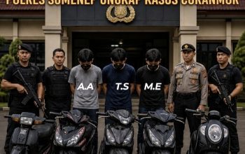 Polres Sumenep Ungkap Kasus Curanmor di Tiga Lokasi, Tiga Tersangka Ditangkap