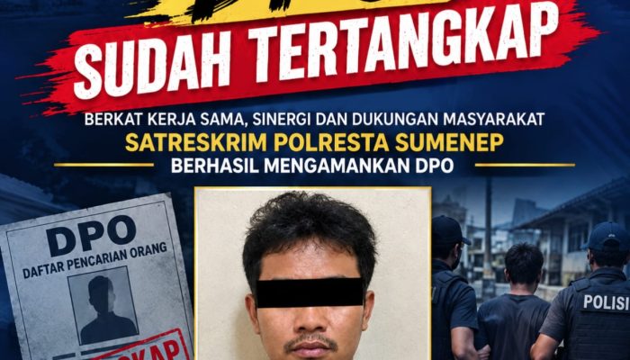 Polresta Sumenep Tangkap DPO Kasus Penipuan Rp 200 Juta di Jalan Raya Sumenep – Pamekasan