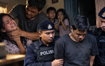 KEJI! Suami di Sumenep Aniaya Istri Hingga Ancam Bunuh Anak, Ditangkap Tengah Malam